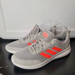 Mens 9.5 Adidas Sneakers Tennis Shoes Trainers Gray Element cloudfoam